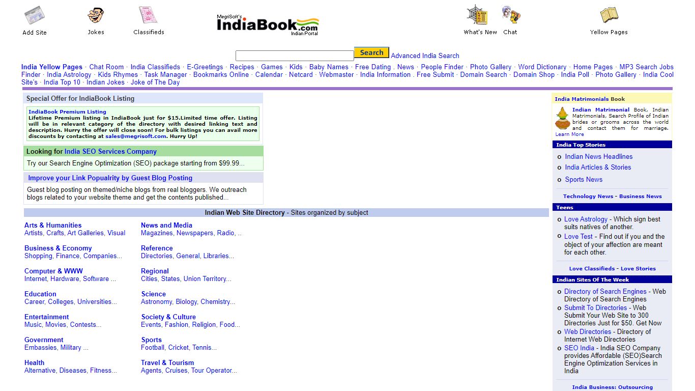 India People Finder: Search the Database.